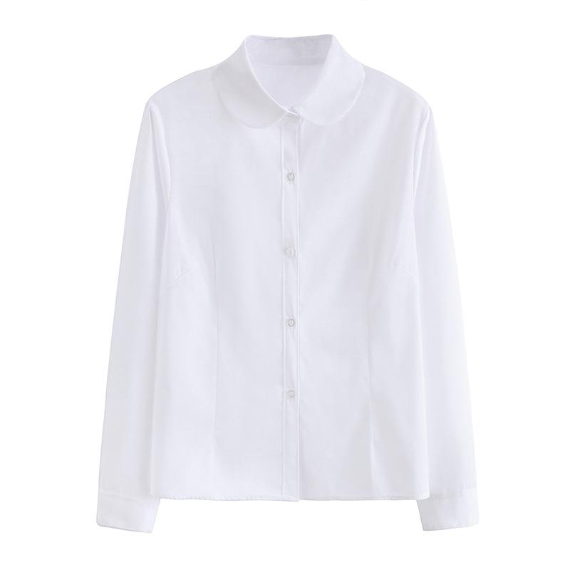 Изображение товара: Женские JK форма для старшей школы Топ для девушек-студенток Harajuku опрятный Стиль размера плюс с белой рубашкой топ блуза с рукавом