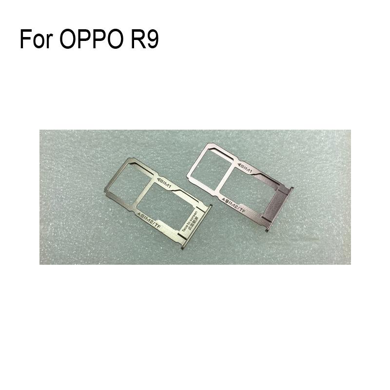 Изображение товара: 100% оригинальная Серебристая сим-карта TrayFor OPPO R9 r9, лоток для SD-карты, сим-карта памяти, ящик для OPPO R 9 частей