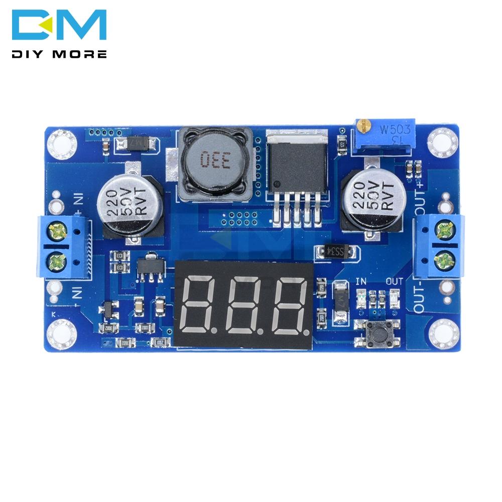 Изображение товара: DC-DC 4,5-32 В до 5-35 В XL6009 Повышающий Модуль питания светодиодный вольтметр без изоляции 4A Max не синхронный выпрямитель