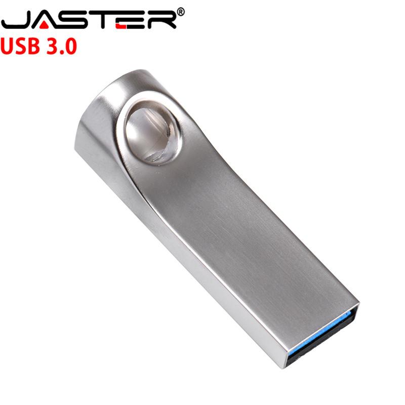 Изображение товара: USB-флеш-накопитель JASTER водонепроницаемый металлический с лазерным логотипом на заказ, usb 3,0, 128/64/16/8/32/4 ГБ