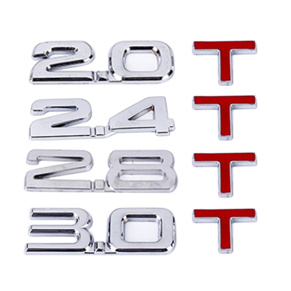Изображение товара: Автомобильная наклейка s Car 3D металлическая 2,0 3,0 2,0 T 3,0 T логотип наклейка эмблема значок наклейки для Mazda Киа Renault TOYOTA BMW Ford автостайлинг