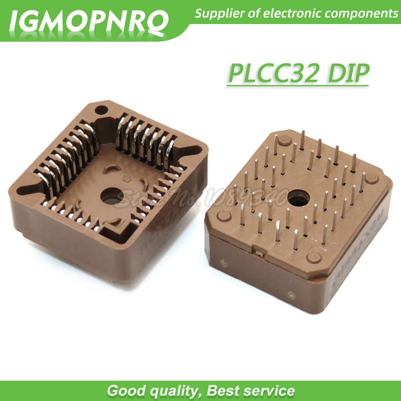 Изображение товара: 10 шт. PLCC IC socket PLCC32 PLCC44 SMD DIP 32/44 Pin PLCC Socket adapter IGMOPNRQ