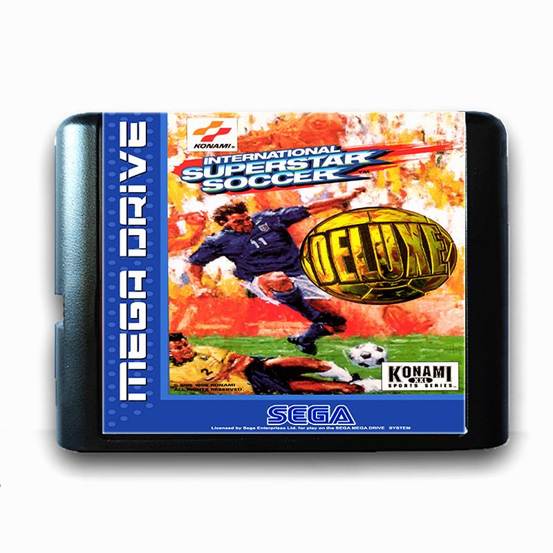 Изображение товара: Международная суперзвезда Футбол Делюкс для 16 бит Sega MD игровая карта для Mega Drive для Genesis видео игровая консоль PAL USA JAP