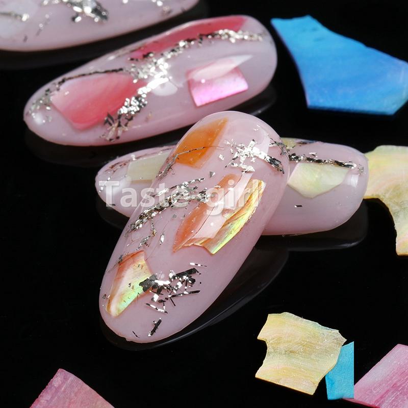 Изображение товара: Блестки для маникюра, 12 цветов, блестки для украшения ногтей, камешки для дизайна ногтей