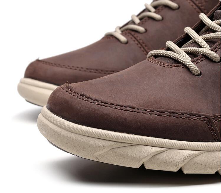 Изображение товара: Крутые мужские короткие ботинки XGRAVITY размера 39-44, Мужская обувь из натуральной коровьей кожи, Весенняя рабочая обувь, уличные мартинсы, ботильоны A177