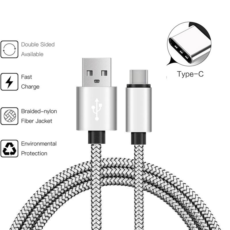 Изображение товара: 2.4A Кабель с разъемом типа C USB кабель для мобильного телефона батарея зарядное устройство для Samsung galaxy S9 S8 A8 2018 A7 A5 A3 2017 A720F A520F Sharp Aquos S2 S3