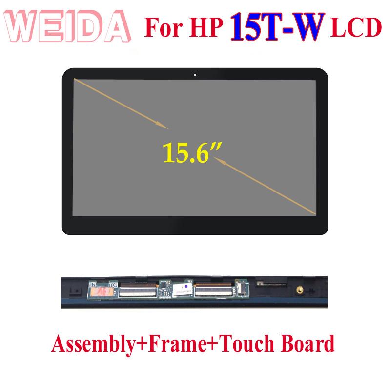 Изображение товара: Сенсорный ЖК-дисплей WEIDA 15,6 дюйма для HP Envy X36 15T-W 15t-w000 15t-w200, ЖК-дисплей с сенсорным экраном в сборе, рамка с платой