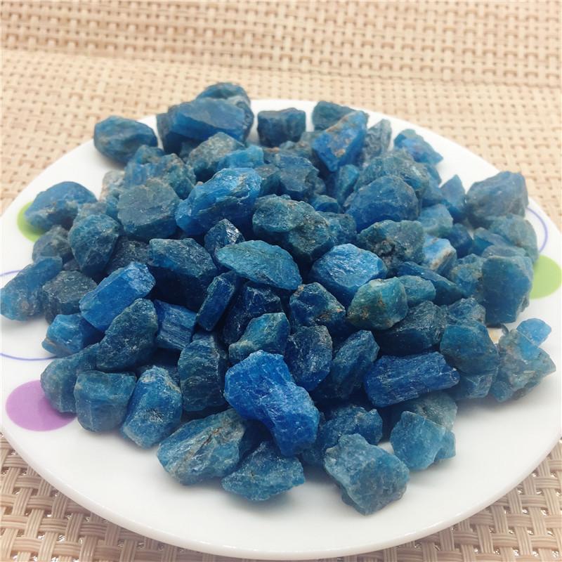 Изображение товара: Натуральный Необработанный Голубой Апатит, необработанные драгоценные камни
