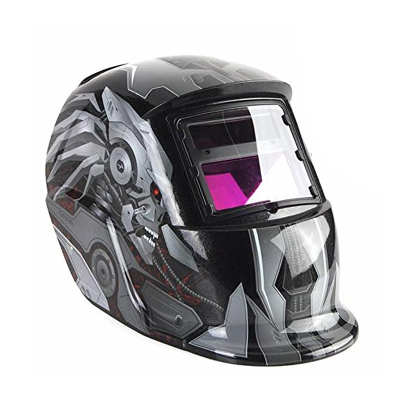 Изображение товара: Сварочная маска HLZS, автоматический сварочный шлем на солнечной батарее (на солнечной батарее для перезарядки), Защита лица (робот)