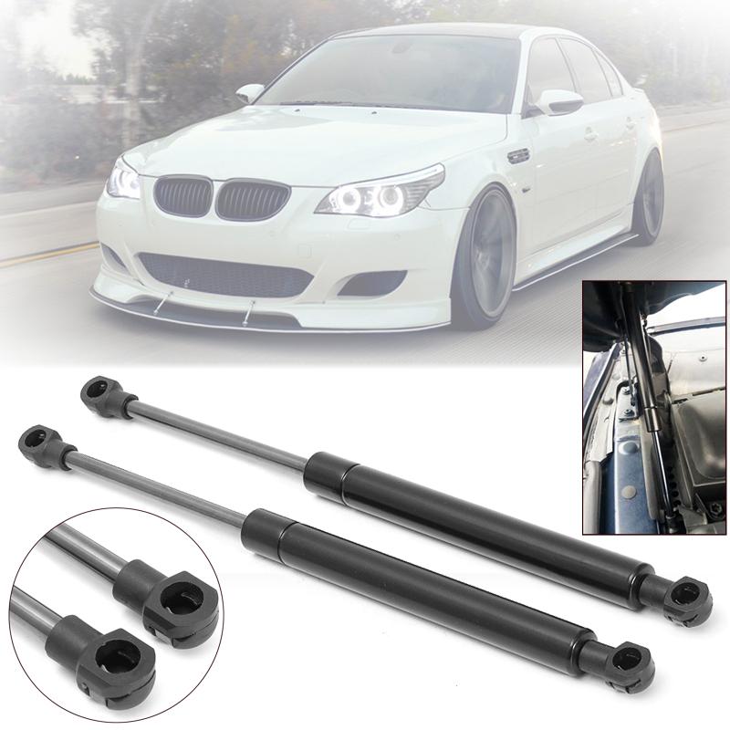 Изображение товара: 2pcs Black Bonnet Hood Gas Lift Support Shock Strut Damper Kit For BMW E60 E61 525i/528i/530i Auto Car Accessories