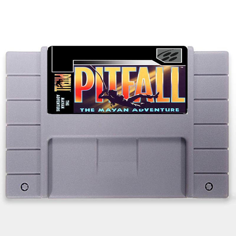 Изображение товара: Pitfall The Mayan Adventure USA Version 16 bit Big 46 pins серая игровая карта для игрока NTSC