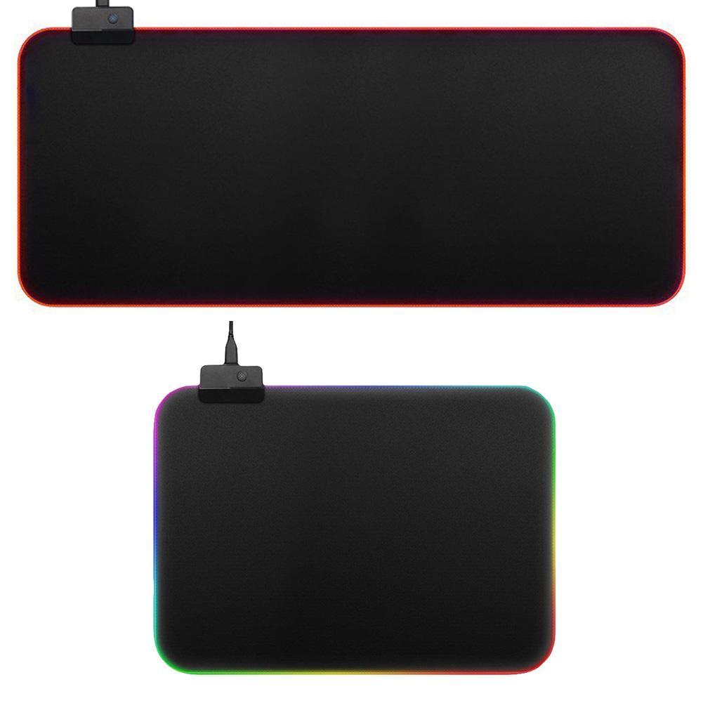 Изображение товара: Новое поступление, игровой коврик для мыши со светодиодсветодиодный подсветкой RGB, клавиатура с подсветкой, нескользящий коврик, одеяло