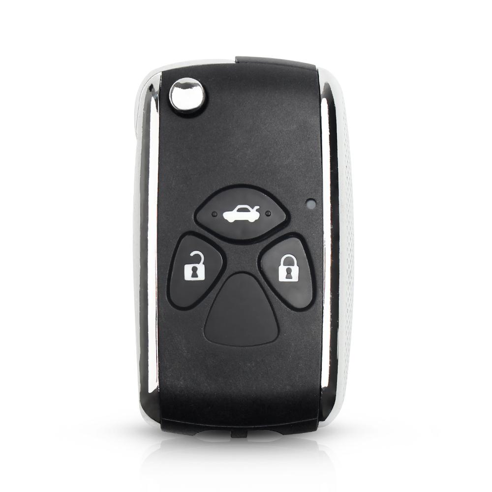 Изображение товара: Брелок KEYYOU для дистанционного автомобильного ключа чехол для Toyota Camry 2009 2010 2011 Rav 4 2012 Corolla Toy43 Blade модифицированный с 3 кнопками