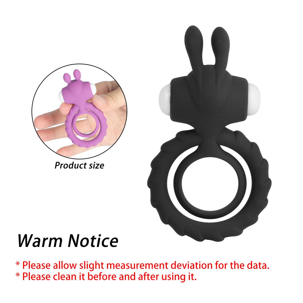 Изображение товара: Вибрирующее кольцо для эрекции для пениса, задержка эякуляции, Силиконовые Кольца для пениса, увеличение пениса, секс-игрушки, мужские кольца для эякуляции