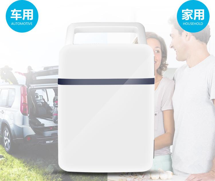 Изображение товара: 10л мини-холодильник с подогревом, кулер для дома и автомобиля, двухцелевой портативный холодильник для кемпинга, молочный холодильник и бесшумный
