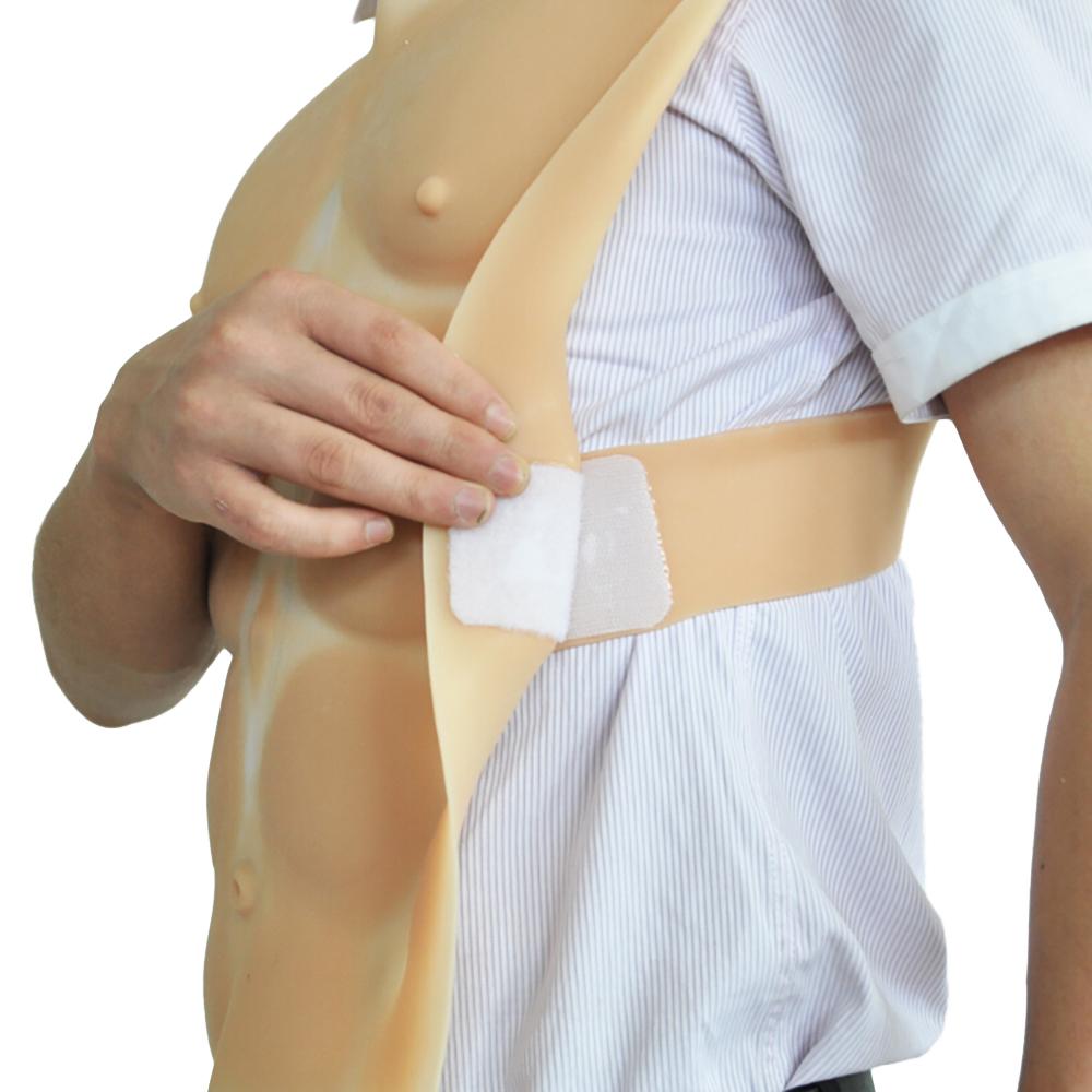 Изображение товара: 1800g Hunk Мужские Силиконовые мышцы для груди, мужские мышцы для большей силы