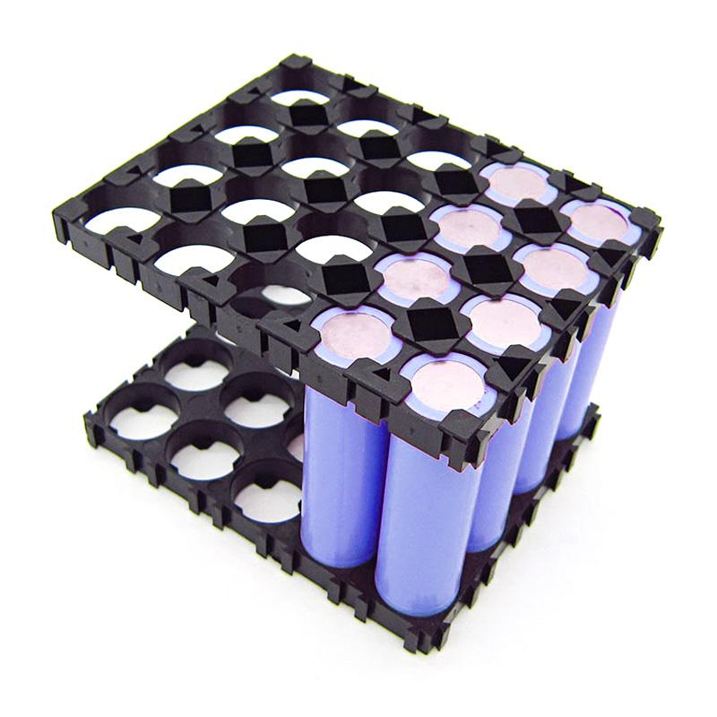 Изображение товара: 10 шт. аккумуляторная прокладка 18650 литиевая батарея цилиндрическая батарея с излучающим корпусом пластиковый держатель тепла для DIY аккумуляторной батареи