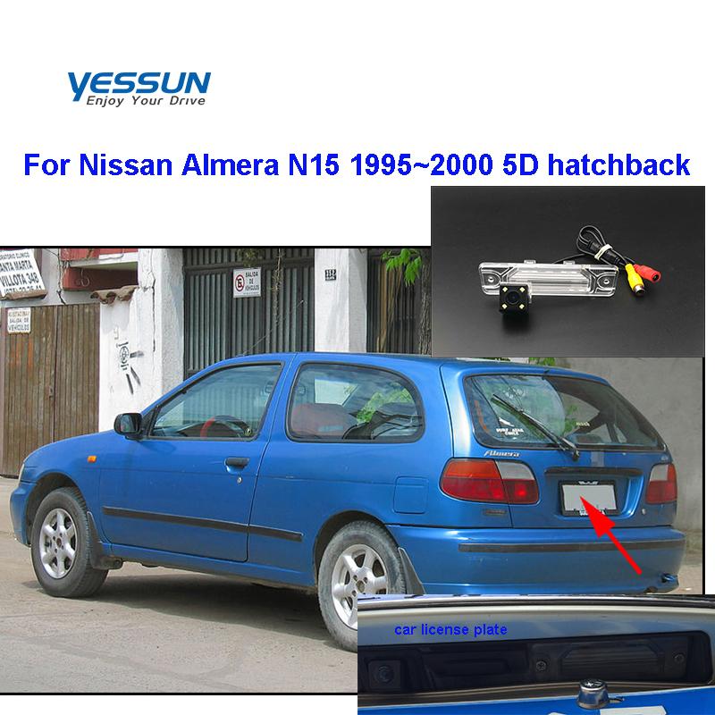 Изображение товара: Yessun HD CCD Ночное Видение заднего вида, резервная камера водонепроницаемая для Nissan Almera N15 1995 ~ 2000 5D хэчбек