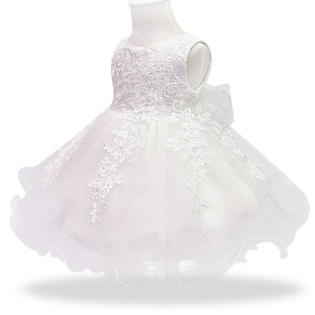 Изображение товара: Детское кружевное платье-пачка, для девочек, на день рождения, элегантное платье для подружки невесты, 2019