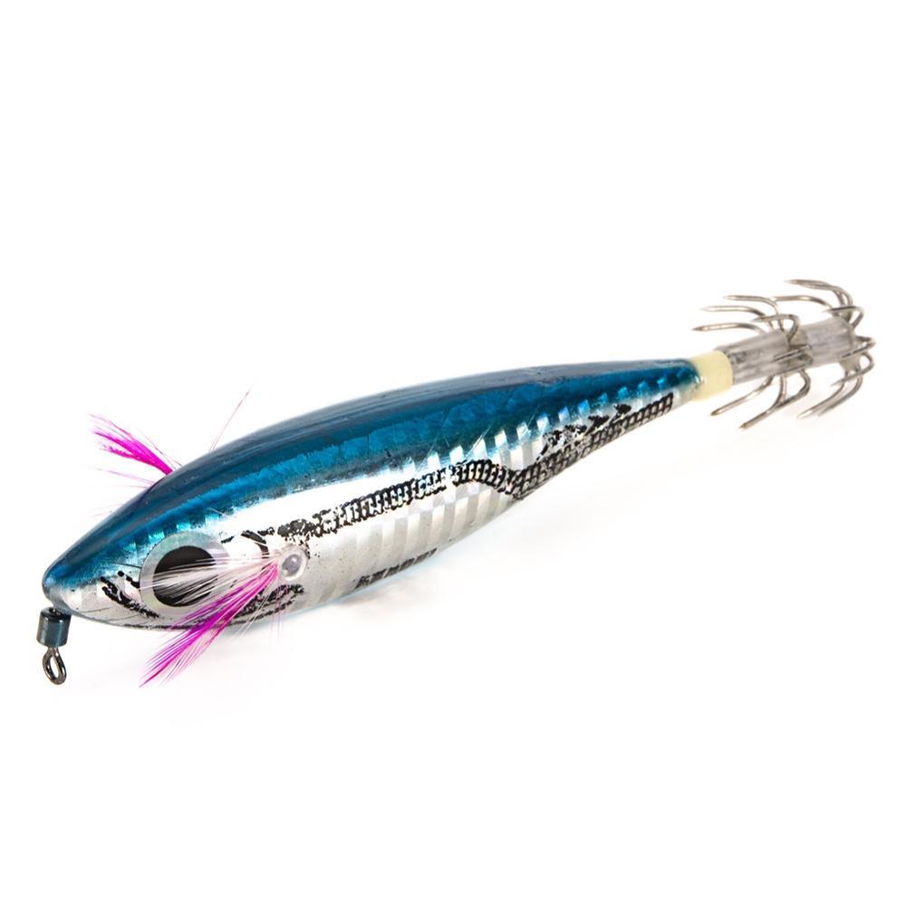 Изображение товара: 1PC Fishing Lure Hard Bait Fake Shrimp Wood Bait Fishing Wobbler Squid Jig Artificial Jigging Lure Octopus Bait Lake River Sea