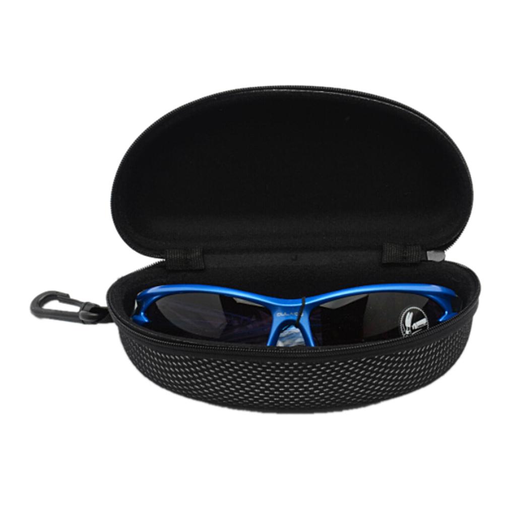 Изображение товара: Модные Черные Портативные очки на молнии Жесткий Чехол для солнцезащитных очков защитный футляр