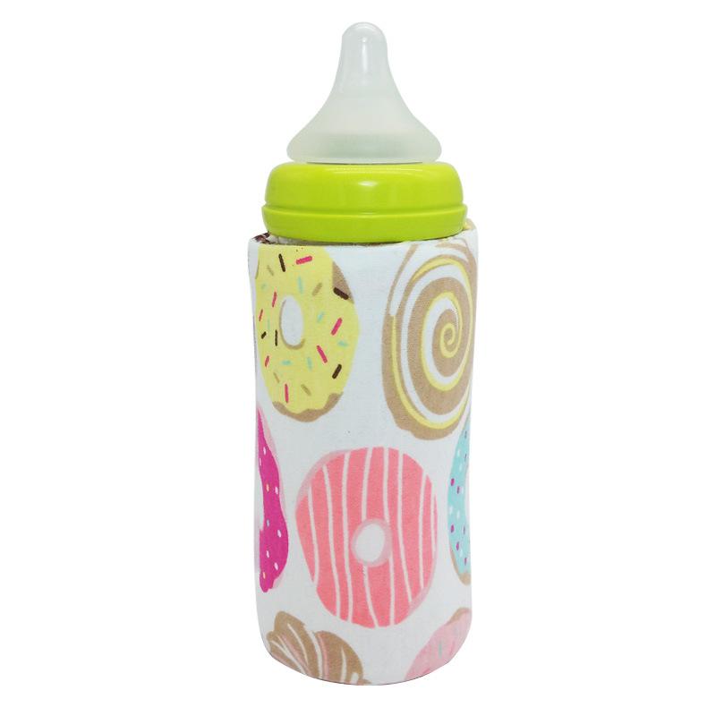 Изображение товара: USB грелка для молока, дорожная коляска, изолированная сумка, детская бутылочка для кормления, нагреватель, динозавр, радуга, детские бутылочки, грелки, горячая распродажа