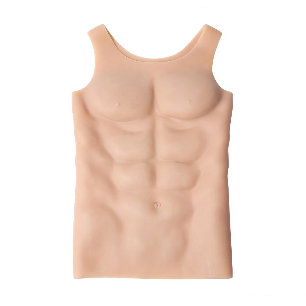 Изображение товара: 1300 г, женские, перекрещивающиеся в мускулы, мужские, реалистичные, большие мускулы груди для тренировок по боксу, мужские, силиконовые, искусственная грудь