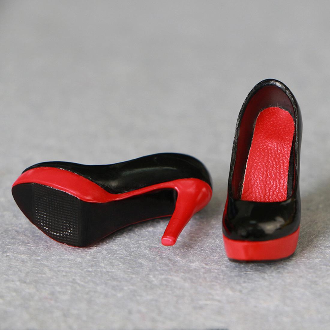 Изображение товара: 2019 горячая Распродажа Туфли на высоком каблуке для 1/6 масштаба фигурки женщины модель обучающая игрушка Подарки для детей взрослых 5 цветов