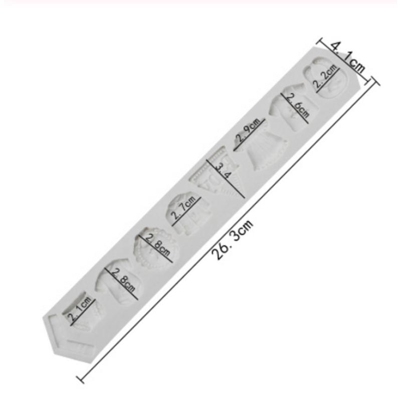 Изображение товара: Детская одежда, форма для детского костюма, силиконовая форма, инструмент для украшения торта мастикой, формы для конфет