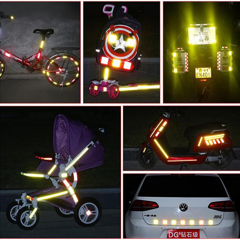 Изображение товара: 25 мм x 25 м светоотражающие наклейки на велосипед, клейкая лента для безопасности велосипеда, белые, красные, желтые, синие наклейки на велосипед, Аксессуары для велосипеда