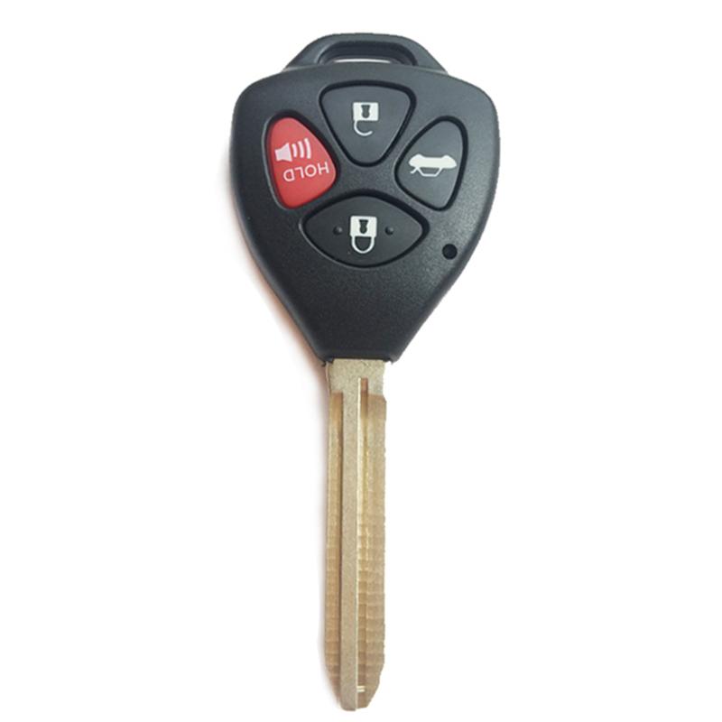 Изображение товара: Дистанционный Ключ заготовка с 2/3/4 кнопками, Fob для Toyota Corolla RAV4 Auto camry, запасной чехол для пульта дистанционного управления с лезвием Toy43