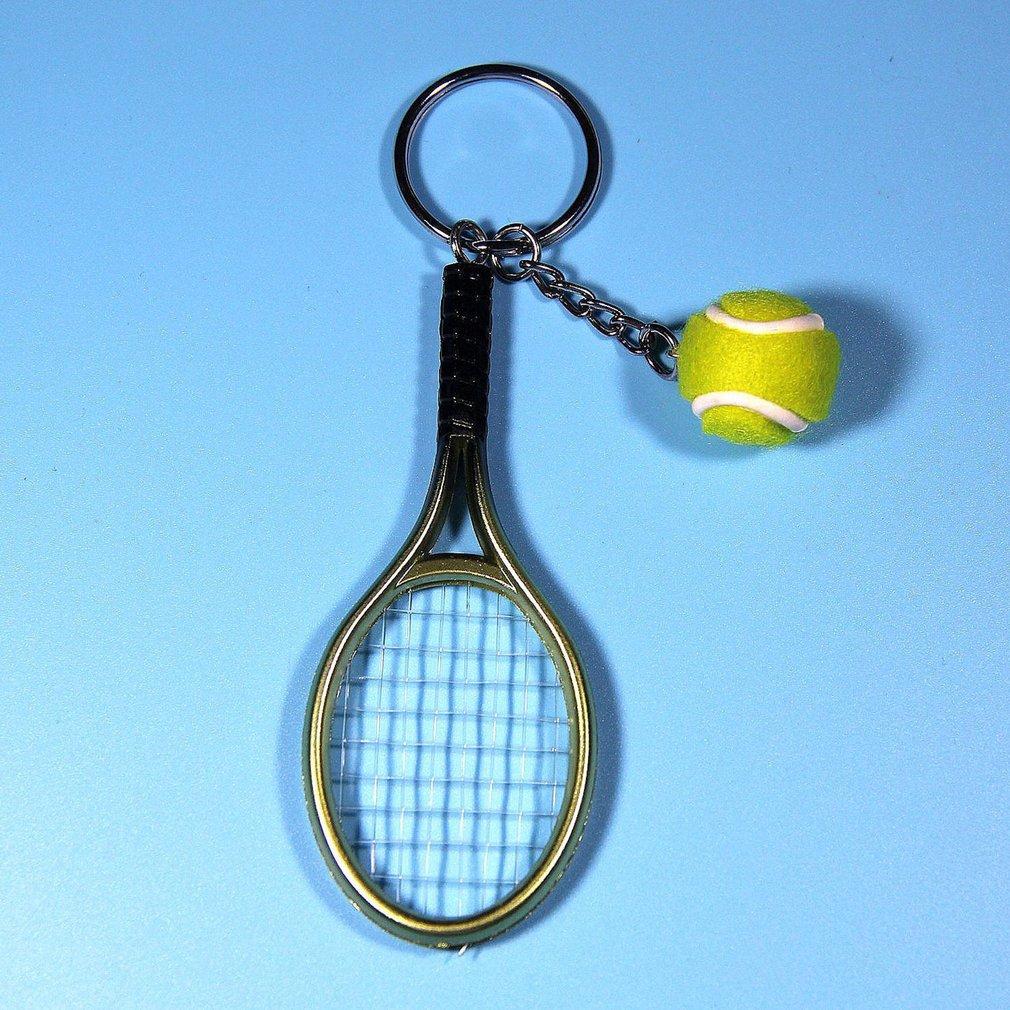 Изображение товара: Брелок для ключей, Модный мини-брелок для ключей в теннис