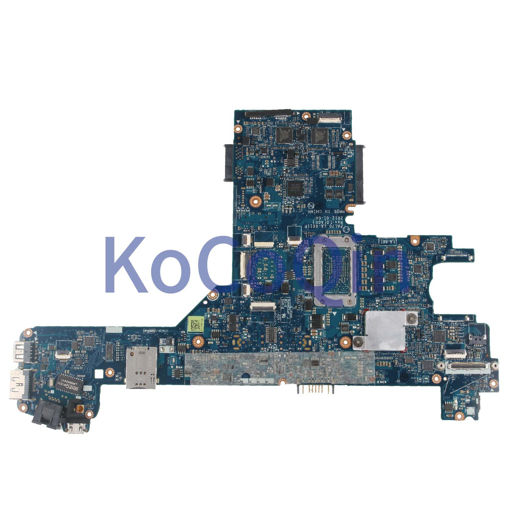 Изображение товара: KoCoQin материнская плата для ноутбука DELL Latitude E6320 I3-2330M материнская плата CN-0X1CHG 0X1CHG PAL70 LA-6611P SR04L