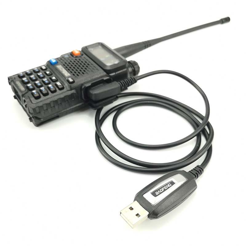 Изображение товара: 1/2 шт. Baofeng ТК порт USB Кабель для программирования компакт-диск с драйверами-для Baofeng UV-5R 888S UV-5RE UV-82 F8 + иди и болтай Walkie Talkie “иди и 10 км двухстороннее радио