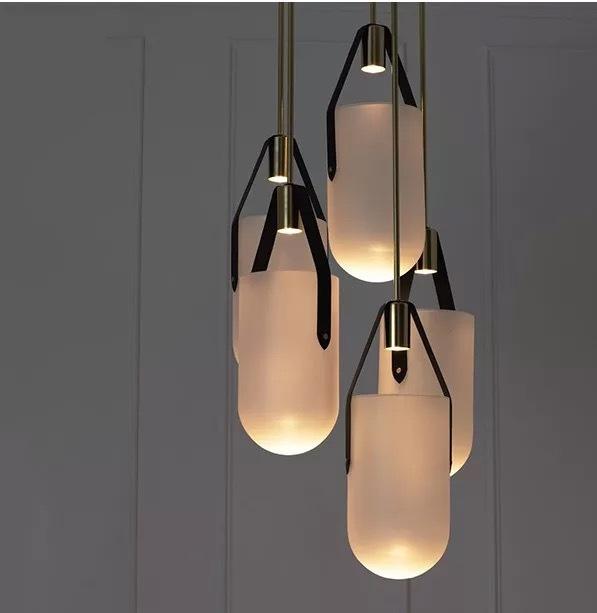 Изображение товара: Скандинавский стеклянный шар, светодиодный подвесной светильник, светильники для столовой, гостиной, лампе, подвесной светильник, винтажная лампа, Lamparas Colgantes