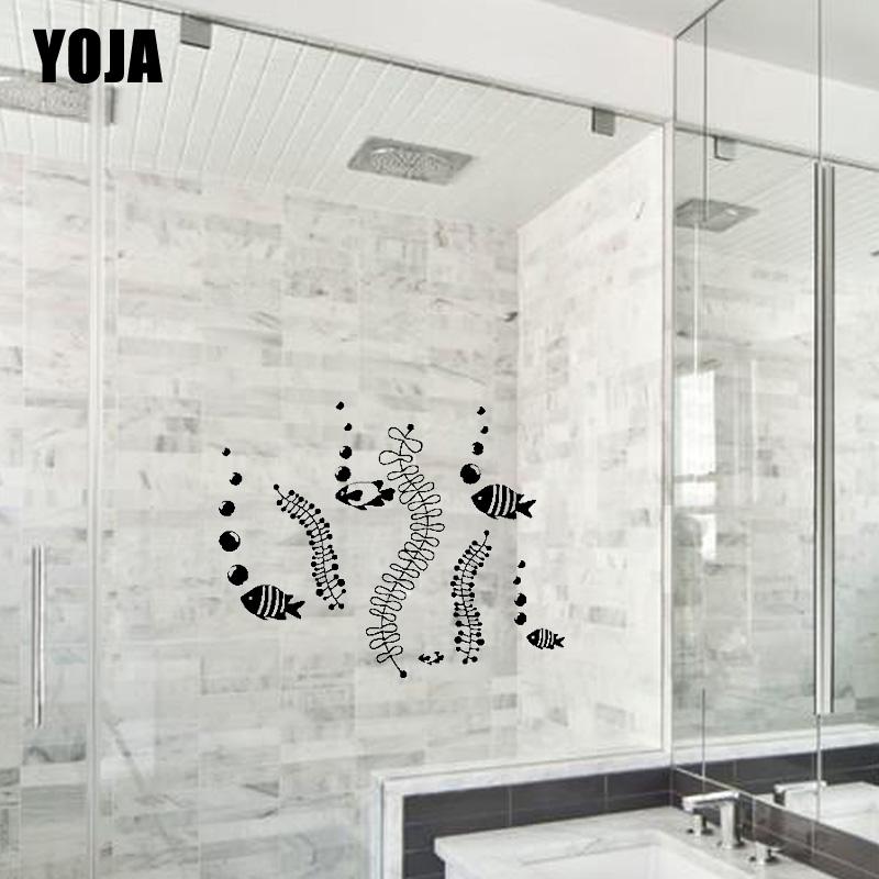 Изображение товара: YOJA 23x28,9 см Красивые море стены Стикеры Ванная комната украшение стены дома Стикеры G2-0210