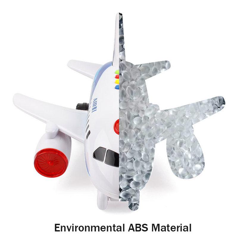 Изображение товара: Новый дизайн детская инерционная воздушная пална игрушка Vehilce Музыка LED самолет детская надувная игрушка трафик детская развивающая игрушка игра
