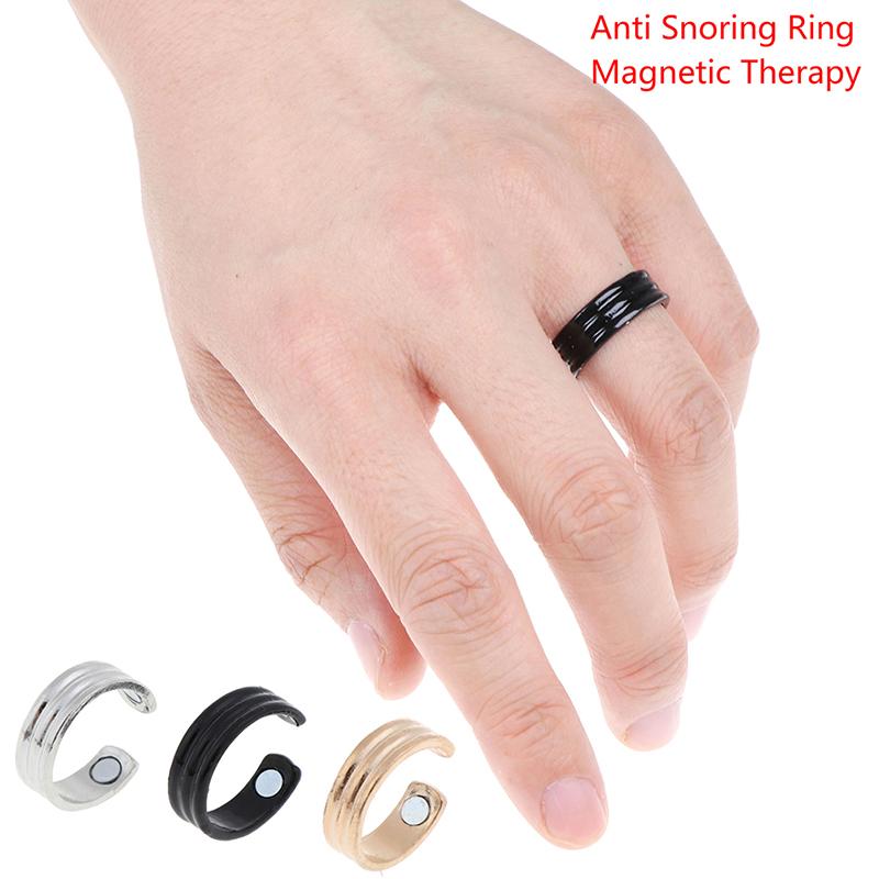 Изображение товара: 1 шт. кольцо против храпа из титанового сплава кольцо для акупрессуры против храпа лечение дыхания устройство для сна