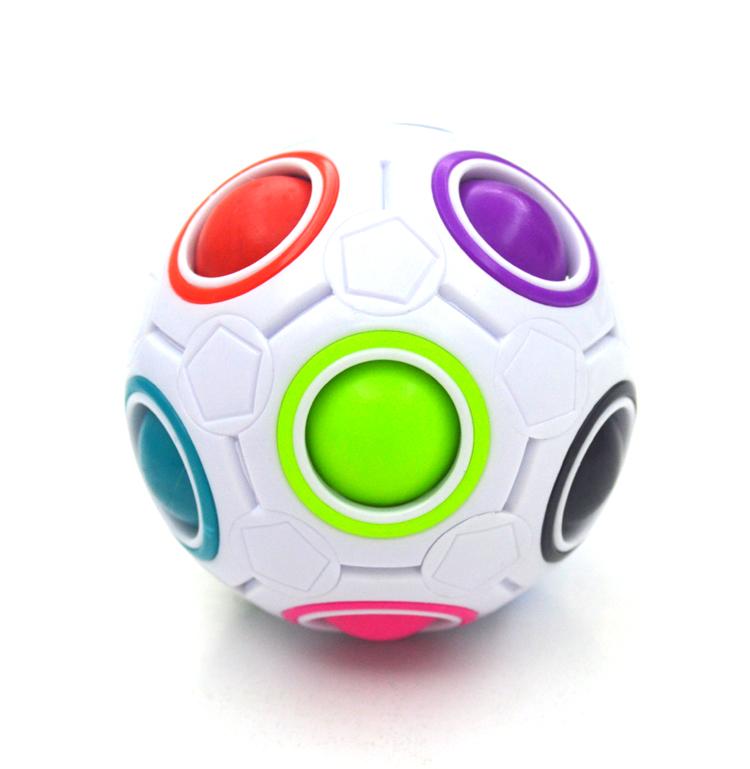 Изображение товара: 2021 креативный волшебный Радужный шар куб скоростной Головоломка мяч для детей Обучающие забавные игрушки для детей и взрослых снятие стресса