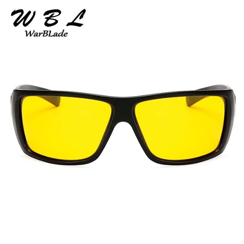 Изображение товара: WarBLade High Quality Yellow Night Vision For Male Night Polarized Sunglasses Square Mens Safety Eyewears Cloudy Fog Day 2019New