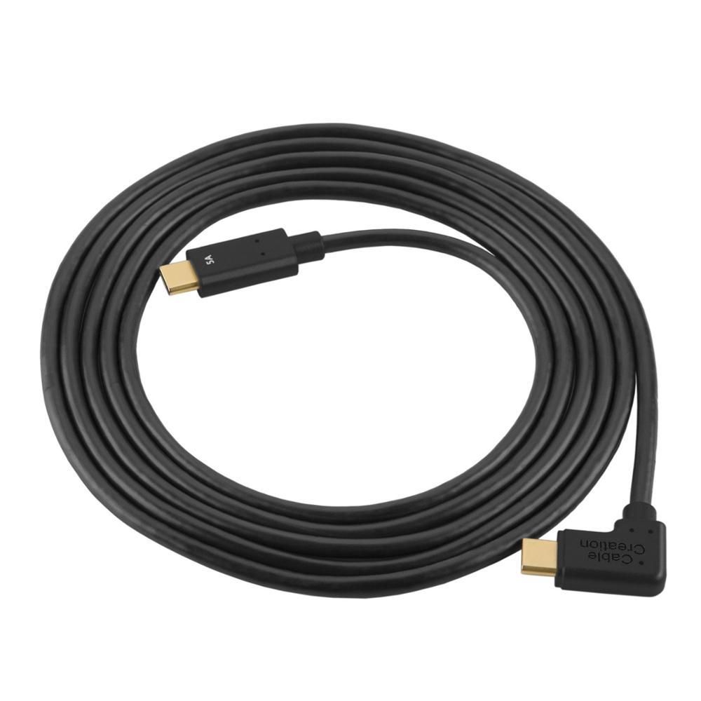 Изображение товара: Кабель CableCreation 5A USB Type-C для Samsung S20, S9, S8, Xiaomi, Huawei P30 Pro, с поддержкой кабеля питания 100 Вт, 6 футов/1,8 м