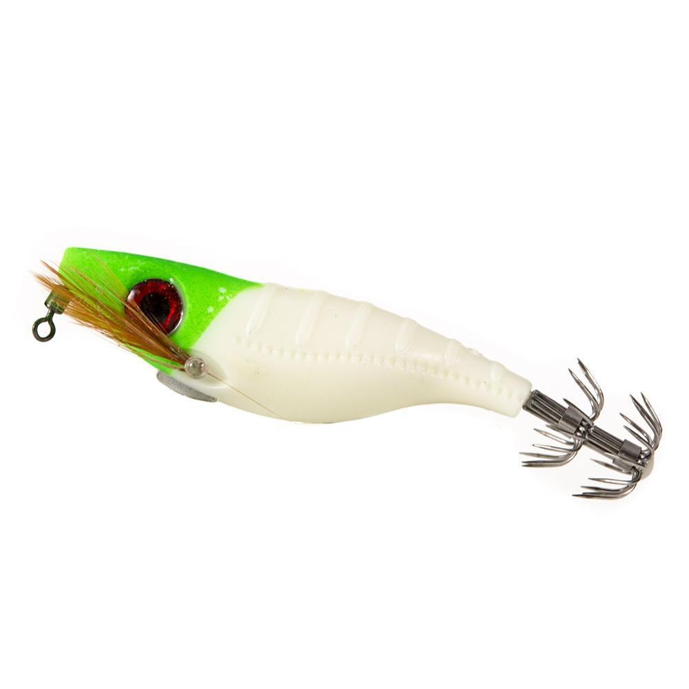 Изображение товара: 1PC Fishing Lure Hard Bait Fake Shrimp Wood Bait Fishing Wobbler Squid Jig Artificial Jigging Lure Octopus Bait Lake River Sea