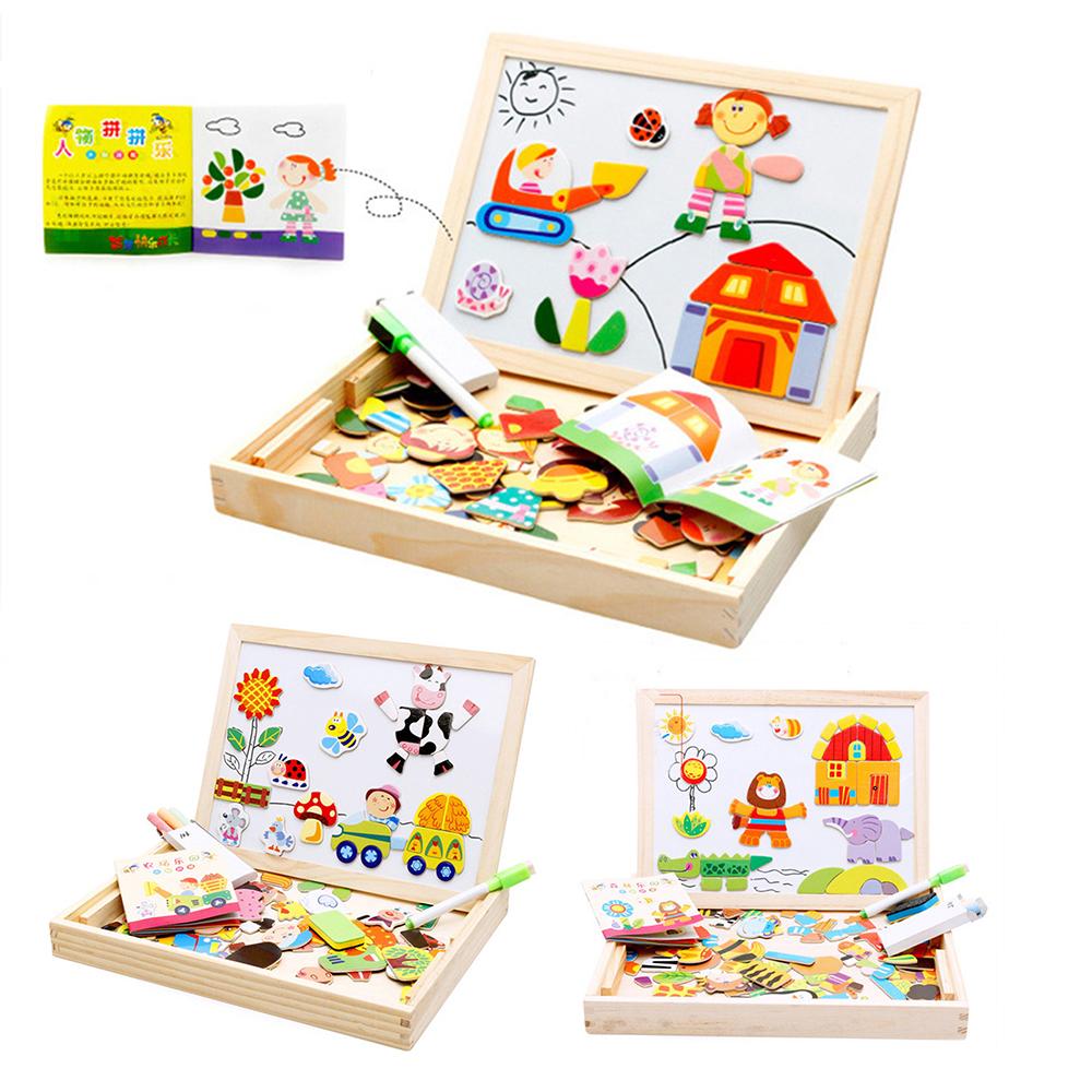 Изображение товара: Детский Деревянный 3D пазл, головоломки, детские Мультяшные игрушки, Ранние обучающие тренировочные игры, Обучающие инструменты для развития