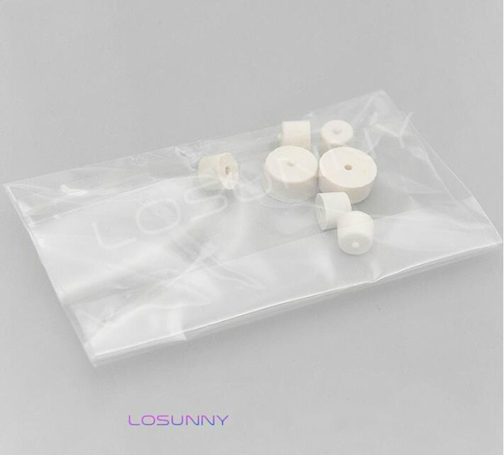 Изображение товара: LOSUNNY 7 шт. наборы кистей для макияжа прозрачные хрустальные трубки съемные DIY сборка Ручной Работы Духи