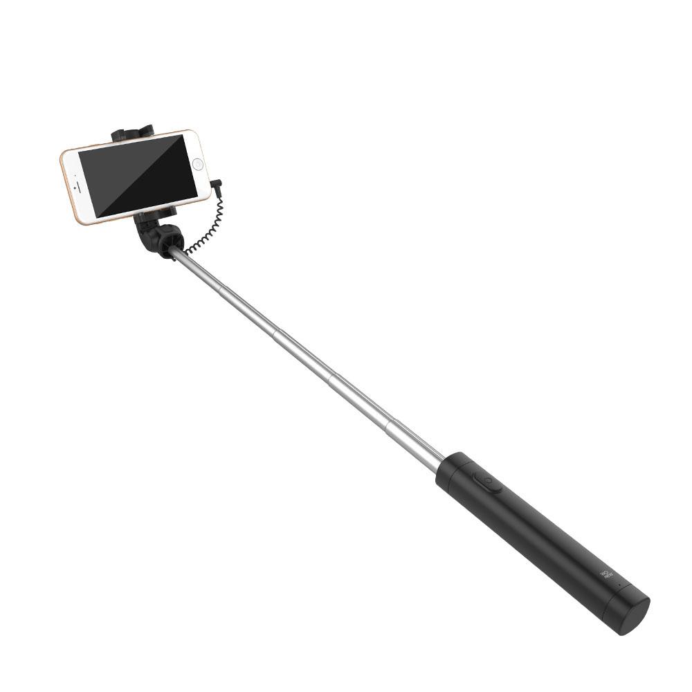 Изображение товара: Мини селфи палка 3,5 мм кабель AUX с пультом дистанционного управления Выдвижной ручной штатив для селфи 360 градусов Регулируемый для IPhone Android