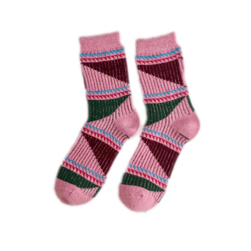 Изображение товара: 5 пар/лот Новинка 2020 осень зима женские носки модные в национальном стиле счастливые мужские носки Новинка Забавные хлопковые длинные носки Calcetines