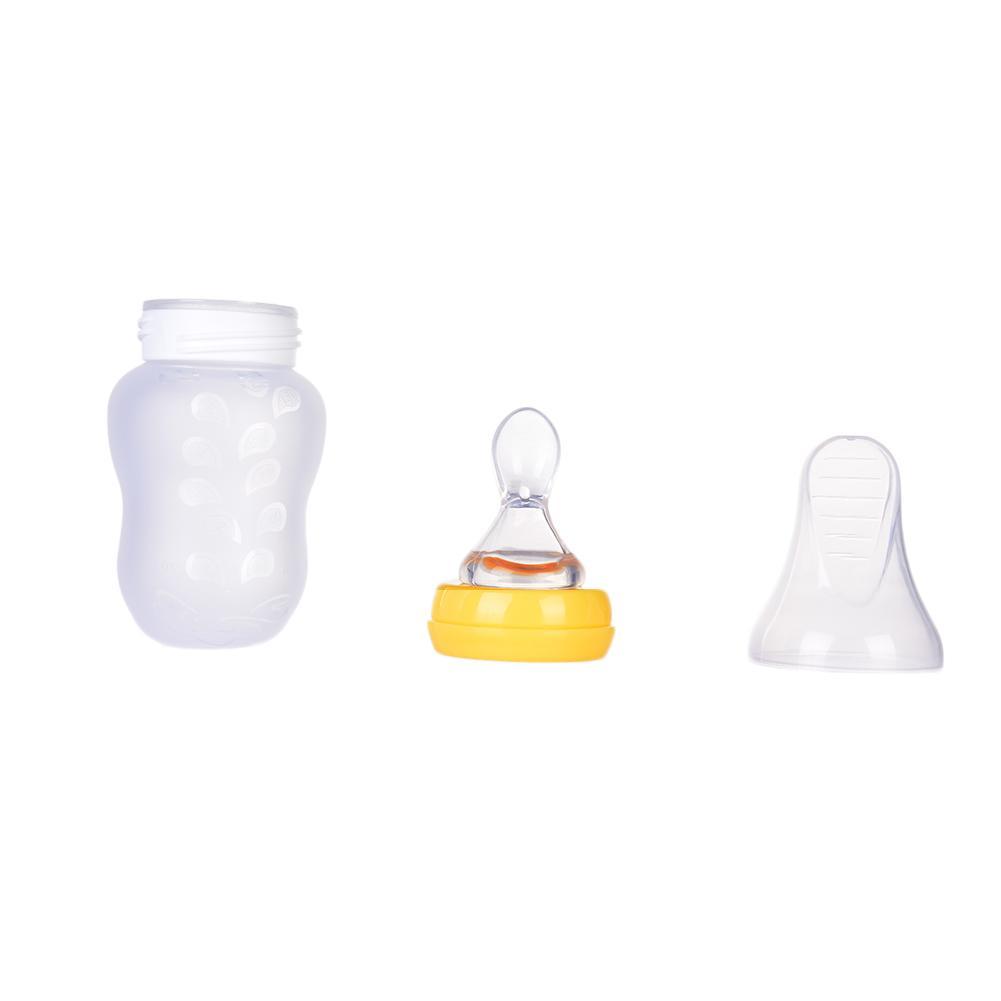 Изображение товара: Набор силиконовых бутылочек для кормления с ложкой и мягкой головкой