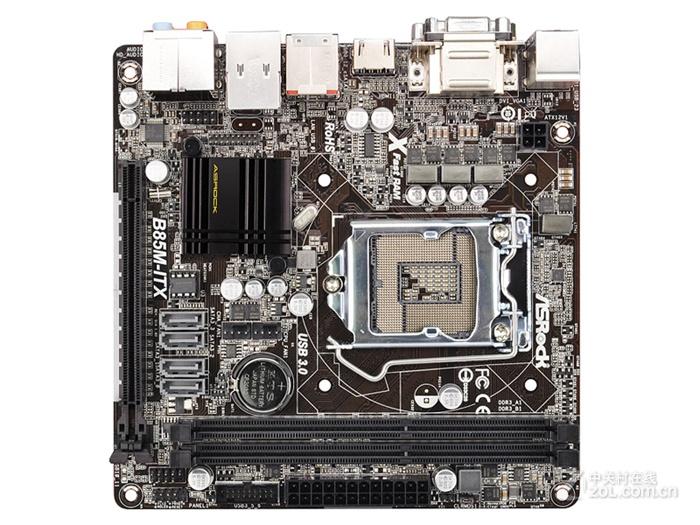 Изображение товара: Б/у, Материнская плата Asrock B85M-ITX Mini-ITX 16 ГБ DDR3 HDMI VGA DVI