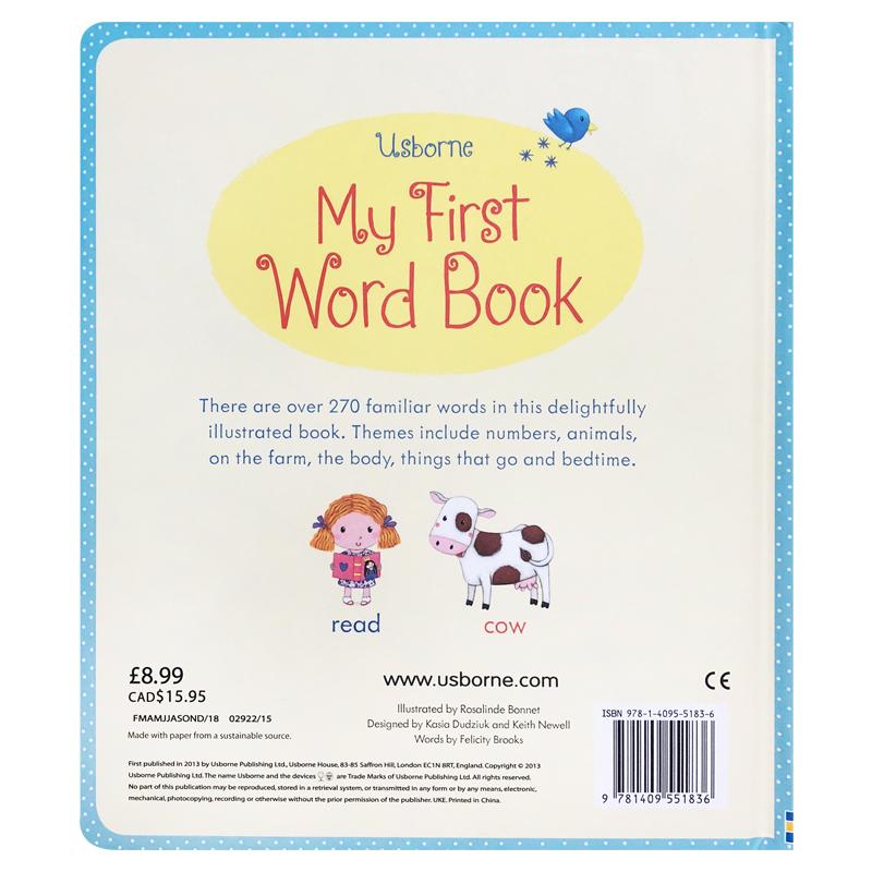 Изображение товара: Книга с изображением на английском языке: новые книги-My First Word Book, английский словарь для детей и младенцев, книга для раннего развития