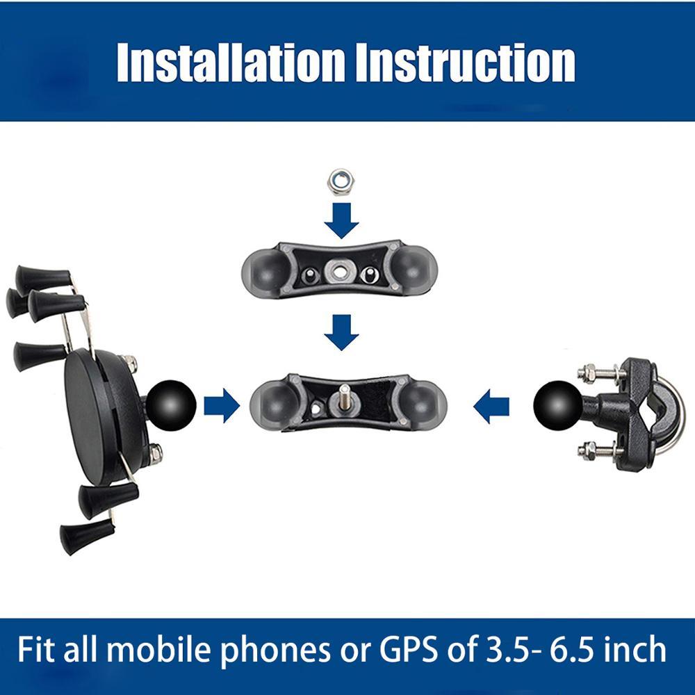 Изображение товара: Мотоцикл руль велосипеда мобильный крепление сотового телефона держатель Поддержка для велосипеда из силикона ручка телефона Подставка для смартфона gps
